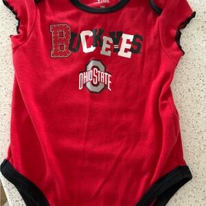 Buckeyes OHIO STATE Red Baby Onesie